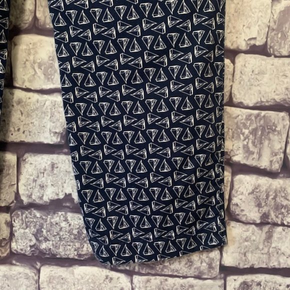 Liz Claiborne Navy & White Pants Size 6 - Picture 8 of 10